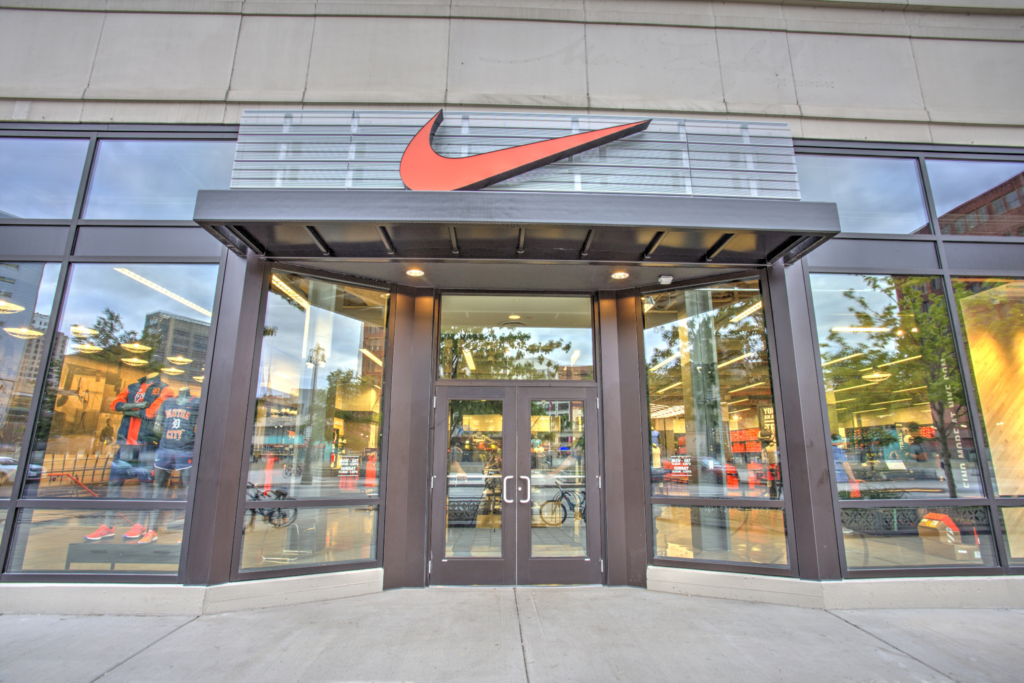 nike store and detroit